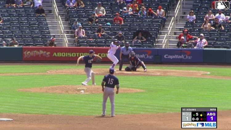 Bryant Betancourt singles on a fly ball to left fielder Aaron Zavala. Chad Stevens scores. Bryant Betancourt to 2nd. Throwing error by left fielder Aaron Zavala.