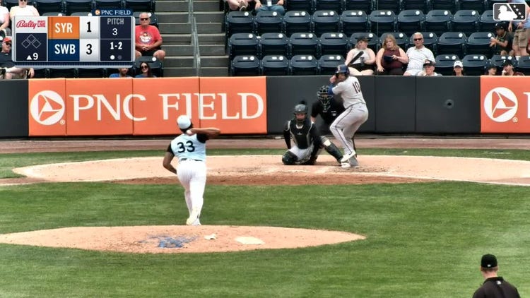 Christopher Morel homers (5) on a fly ball to left center field.