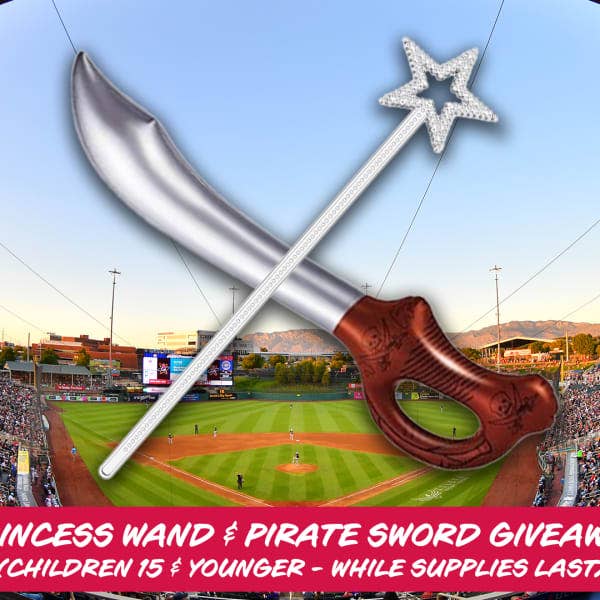 Princess & Pirate Day / Princess Wand OR Pirate Sword Giveaway (children 15 & younger, while supplies last)